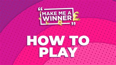 Make Me A Winner Online Entry